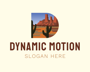 Arizona Desert Letter D logo design