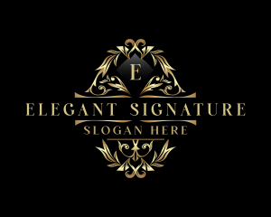 Ornamental Royalty Luxury logo design