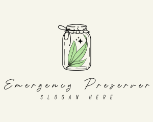 Herb Tea Jar logo design