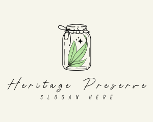 Herb Tea Jar logo design