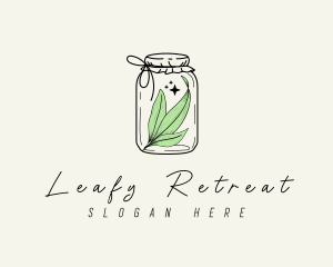 Herb Tea Jar logo design