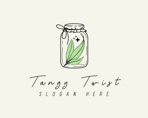 Herb Tea Jar logo design