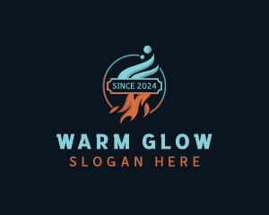 Cold Warm Ventilation logo design