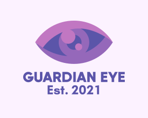 Purple Eye Clinic  logo design