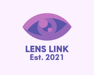 Purple Eye Clinic  logo design