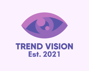 Purple Eye Clinic  logo design