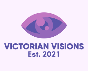 Purple Eye Clinic  logo design