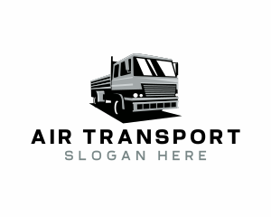 Truck Freight Courier logo design