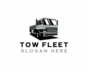 Truck Freight Courier logo design