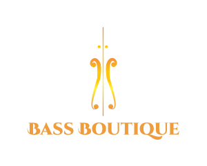 Golden Violin Instrument logo