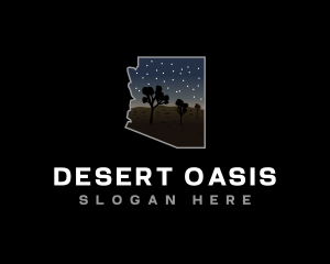 Arizona Joshua Tree Nature logo design