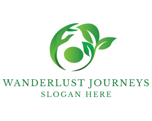 Herbal Plant Person Logo