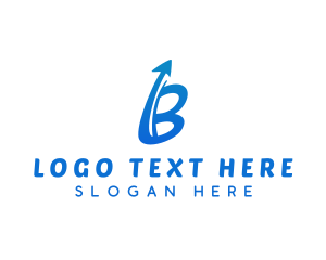 Delivery Shipping Letter B logo