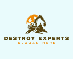Mining Demolition Excavator logo