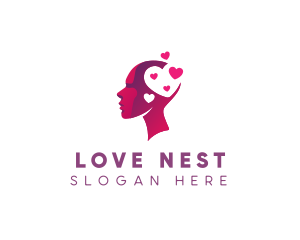 Love Mental Health  logo design