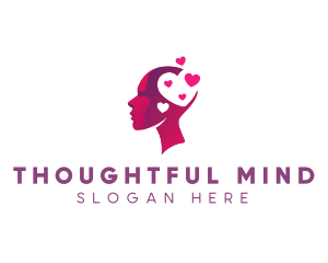 Love Mental Health  logo design