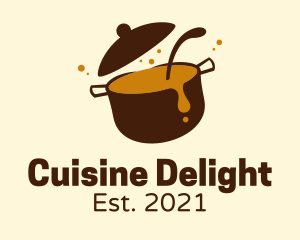 Delicious Soup Pot  logo design