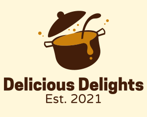 Delicious Soup Pot  logo design