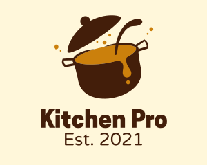 Delicious Soup Pot  logo design