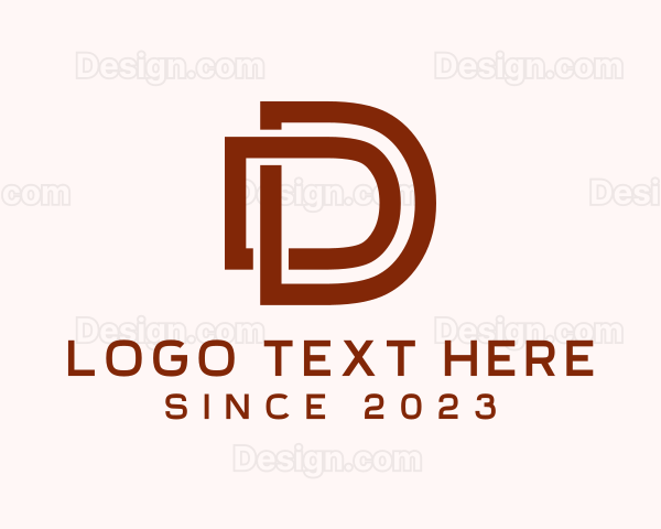 Modern Boutique Letter D Logo