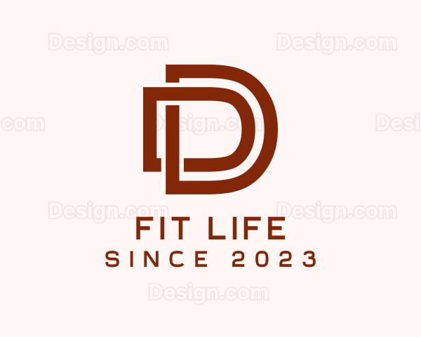 Modern Boutique Letter D Logo