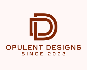 Modern Boutique Letter D logo design