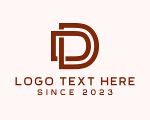 Modern Boutique Letter D logo