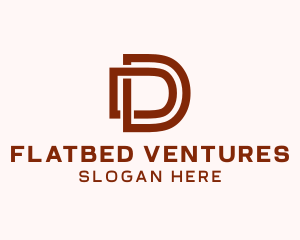 Modern Company Letter D logo design