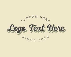 Retro Hipster Business Logo