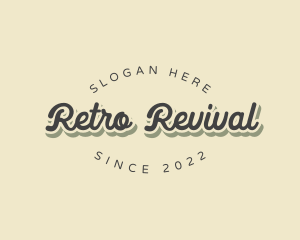 Retro Hipster Brand logo design