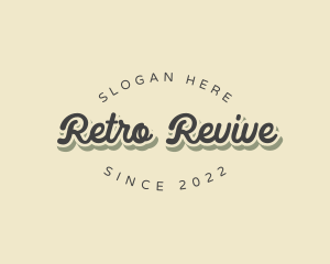 Retro Hipster Brand logo design