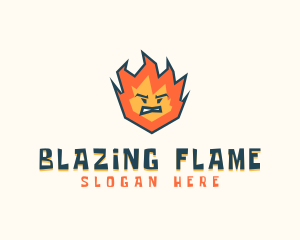 Mad Fire Avatar logo design