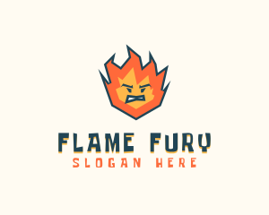 Mad Fire Avatar logo design