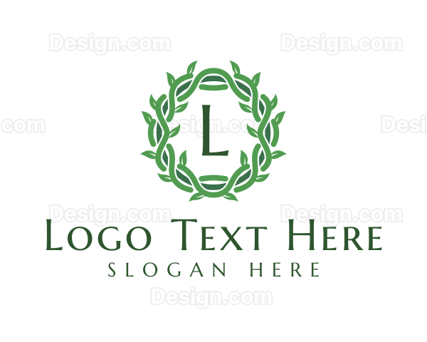 Leaf Vine Gardening Logo