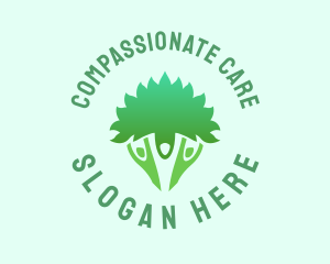 Nature Care Vegan logo design