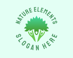 Nature Care Vegan logo design