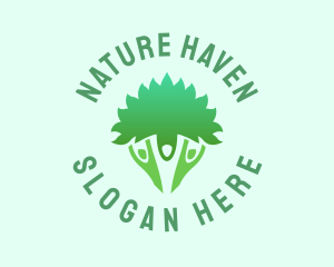 Nature Care Vegan logo design