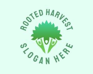 Nature Care Vegan logo design