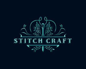 Needle Sewing Tailor logo design