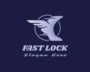 Fast Run Logistics logo design