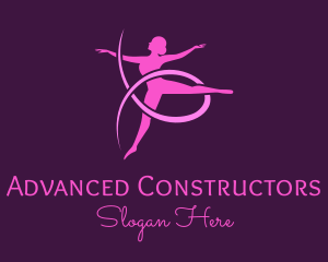 Ballet Dancer Performer logo design