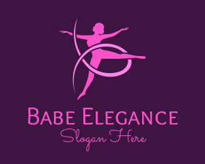 Ballet Dancer Performer logo design