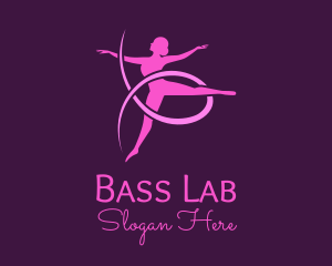 Ballet Dancer Performer logo design