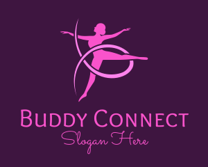 Ballet Dancer Performer logo design