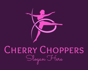 Ballet Dancer Performer logo design