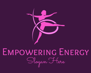 Ballet Dancer Performer logo design