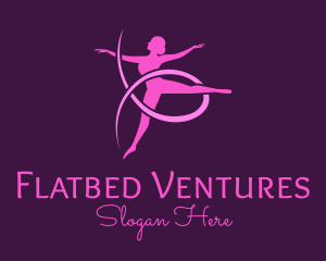 Ballet Dancer Performer logo design