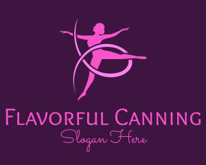 Ballet Dancer Performer logo design