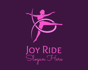 Ballet Dancer Performer logo design