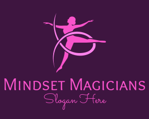 Ballet Dancer Performer logo design